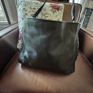 Cole Haan Black Leather Shoulder Bag